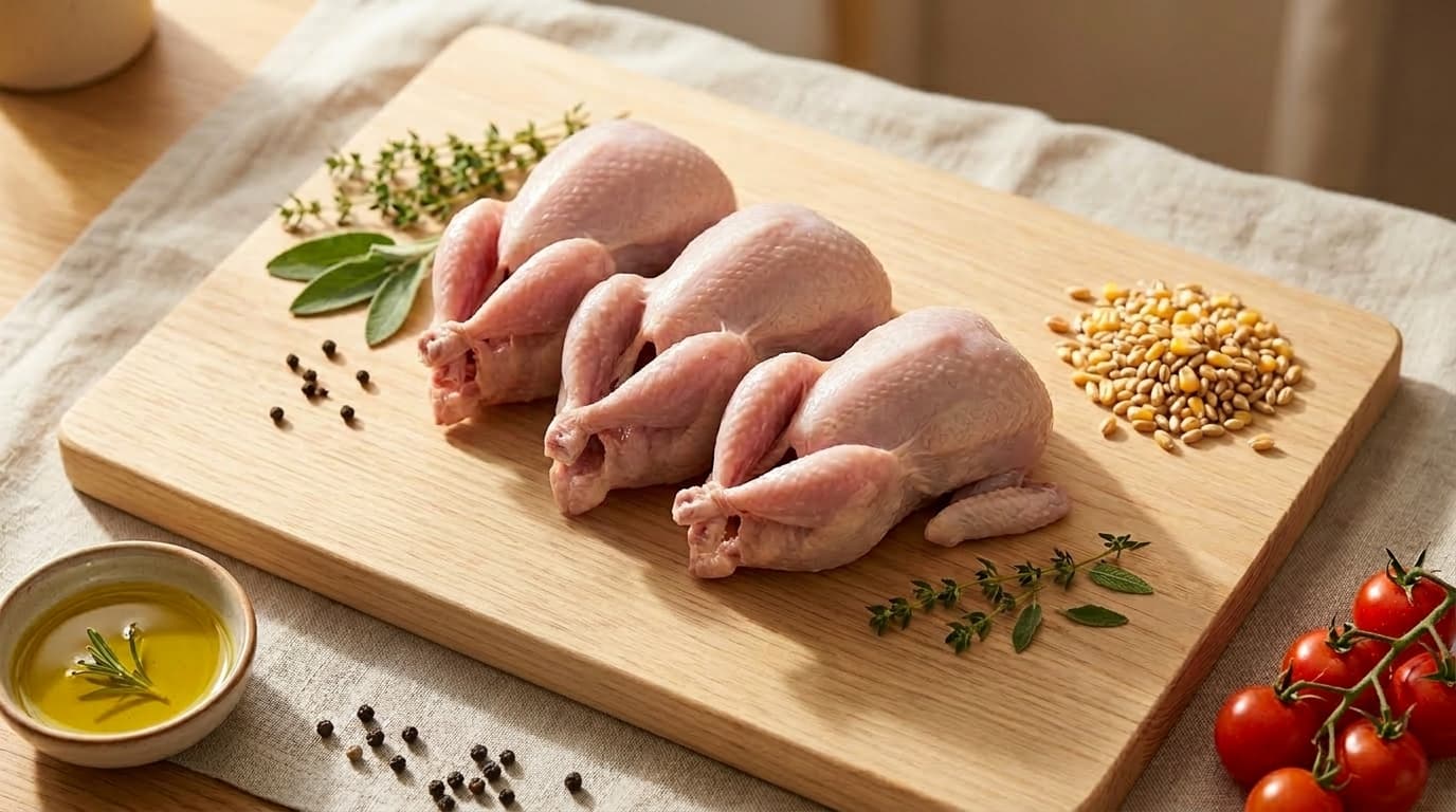 Poulet certifié agriculture biologique
